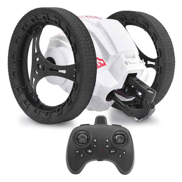 2.4G HZ RC-auto Kaukosäätöinen Pomppuauto 360 Asteen Pyörimis Temppuauto Valoilla