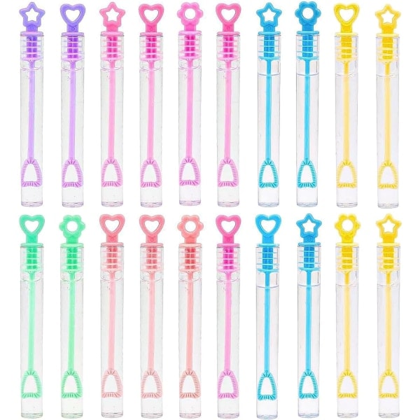 Såpbubblor för barn, 20 mini såpbubbelstavar