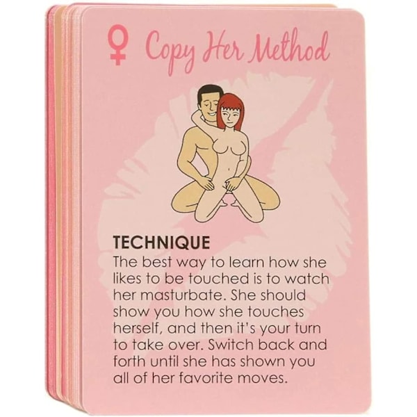 The Oral Sex Card Deck, Sexiga Kuponger för Par, Vuxenspel