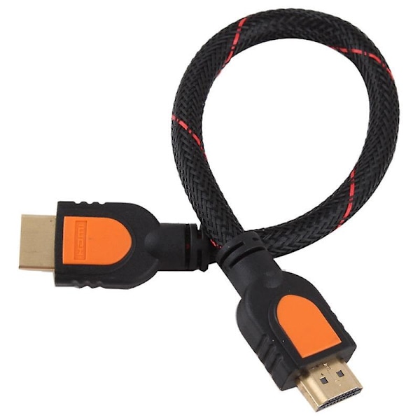 För Hög Klarhet TV 3d 1.4 Höghastighets Flätad 30cm Praktisk Kort 1080p 4k X 2k Hdmi-kompatibel Kabel Jikaix