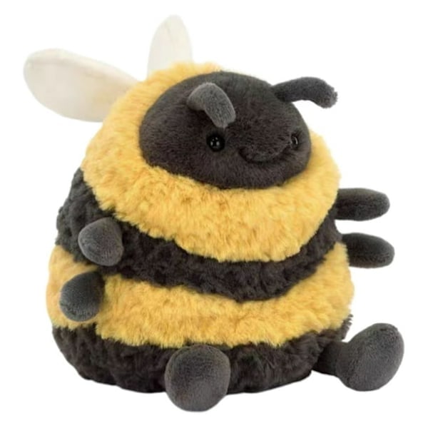 Sæsonkampagne! Højkvalitets Jellycat Albee Bee Forårsbamse - 16 cm Bi-Krammedyr, Blødt Plyslegetøj til Børn & Voksne, Hyggelig Forårsdekoration