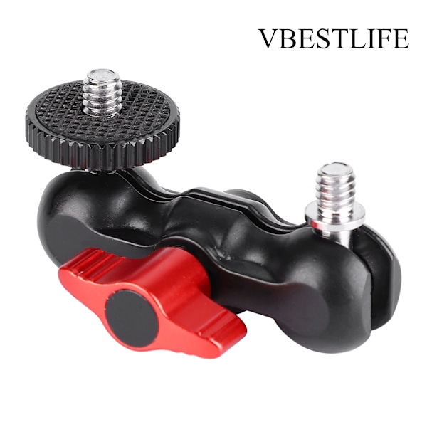 VBESTLIFE MultiFunksjon Ball Head 1/4'' Magic Arm Mount Adapter Kamera Tilbehør