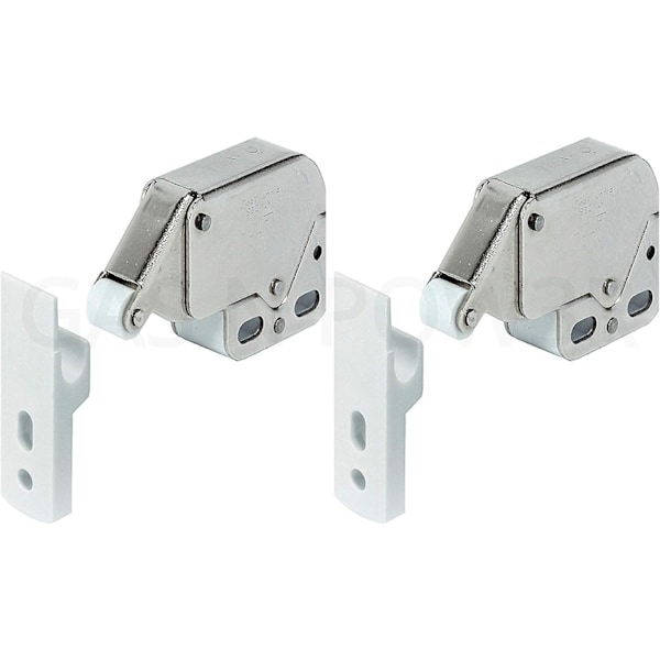 x2 Mini Touch Catch Lås Skap RV Skapdører