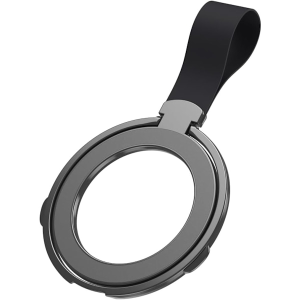 Magneettinen puhelinrengas, silikoninen kaulakorun rengassoljen pidike, magneettinen puhelinrengas, erittäin ohut kokoontaitettava pöytäteline{DH}