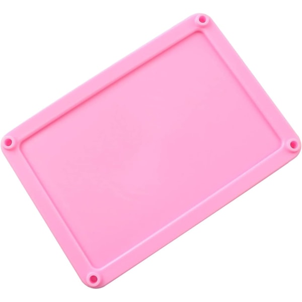 Filtreringsmåtte Børste Plast Rosa Uld Filtreringsbørste Broderi Arbejdsbord DIY Børste