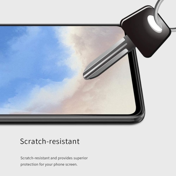 3x Glassdeksel OnePlus 7T Tempered Dekker hele skjermen Transparent one size