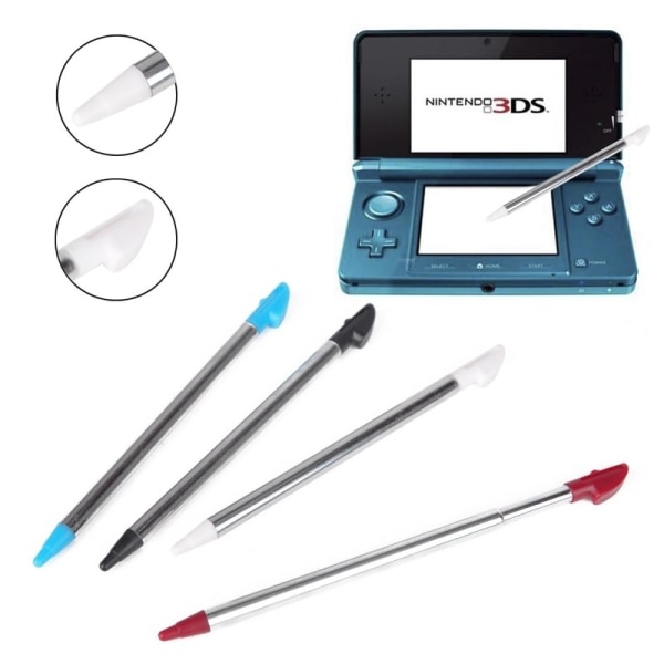 3x Stylus Screen Penna till 3DS XL Svart Svart one size