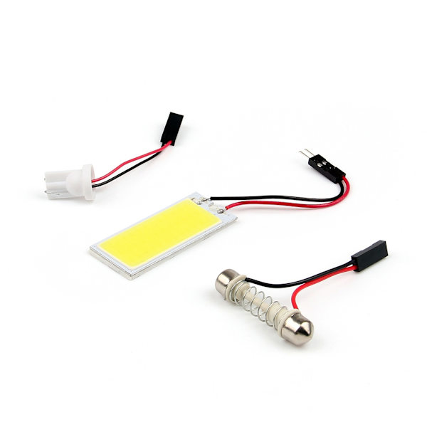 2x Led kuppellys ledet panel med Cob 36stk White one size