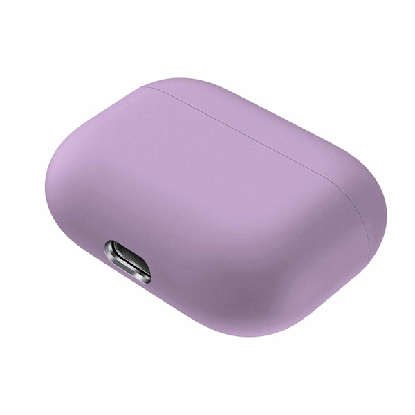 2x Silikonskal fodral för Apple Airpods PRO Lila Lila one size