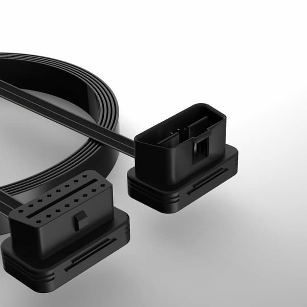 1x1 OBD2 OBDII Splitter forlængerkabel 1x han 1x hun Black