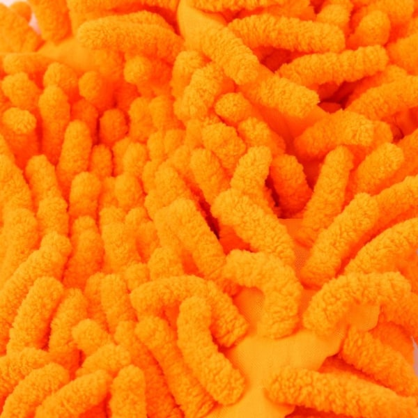 Pari oranssia puhdistusmoppauskenkää lattiapopuja Orange one size