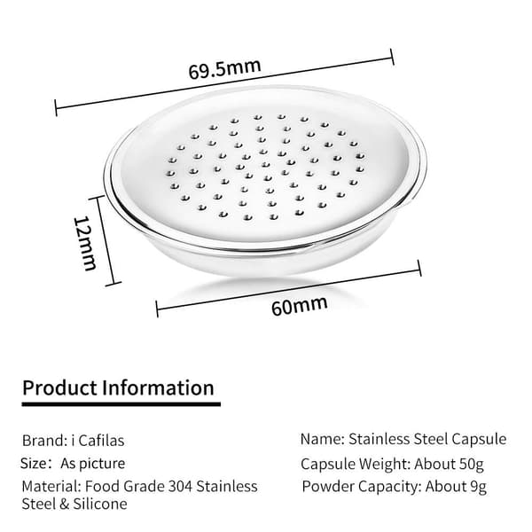 Kaffekapsel,  Philips Senseo metallkapsel set Silver