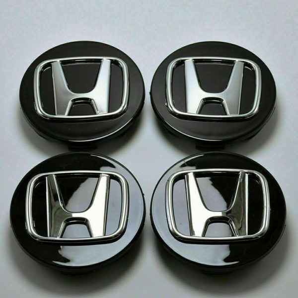H08 - 69MM 4-pakksenter dekker Honda Silver one size