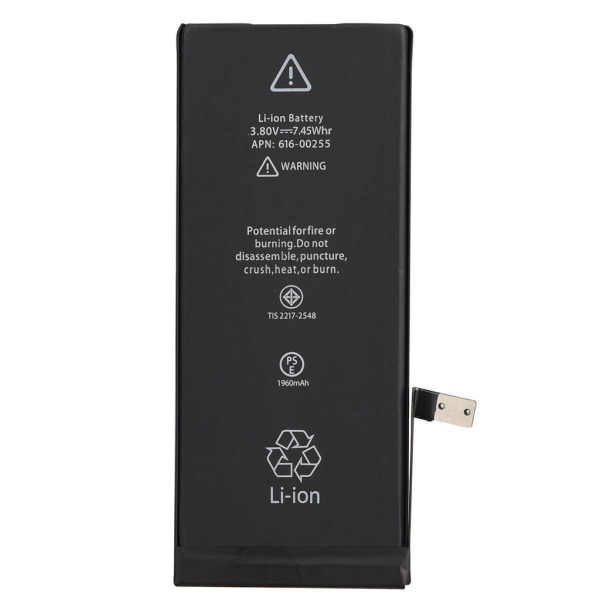 iPhone 7 batteri Svart