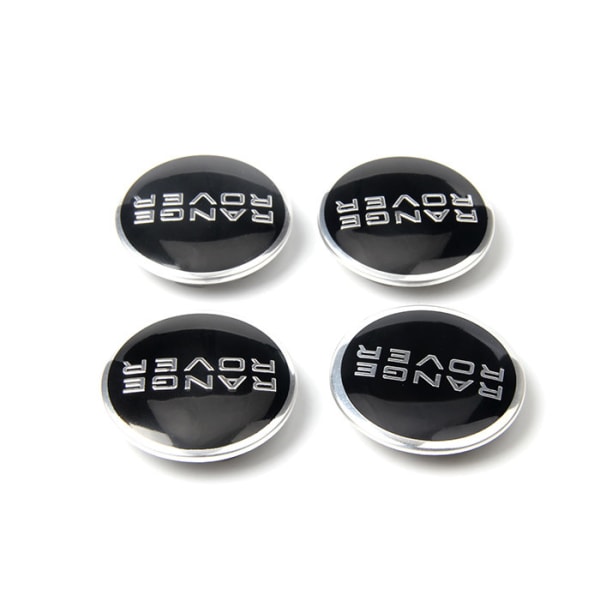 RR01 - 64MM 4-pack Centrumkåpor Range Rover Silver one size