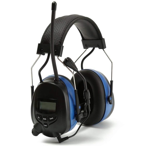 Kuulonsuojaimet Bluetoothilla ja radiossa Blue