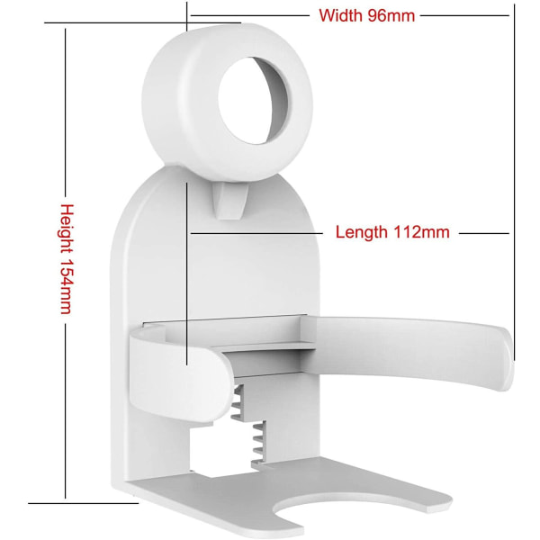 Seinäkiinnike / ripustin Google WiFi -verkolle White one size