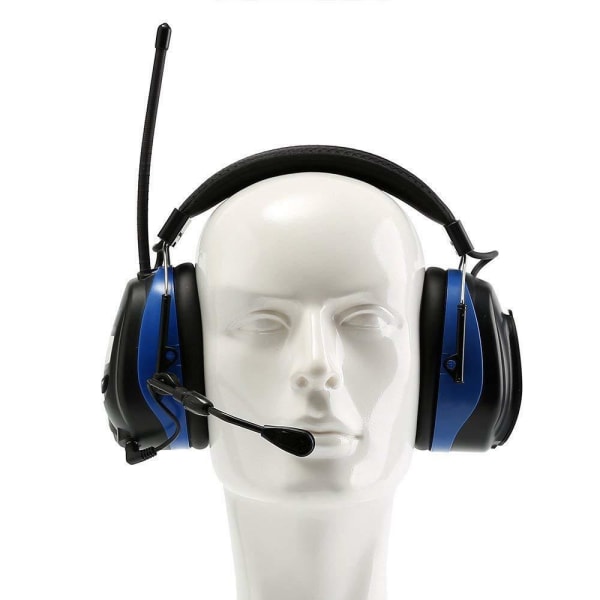 Hørselsvern med Bluetooth og radio Blue