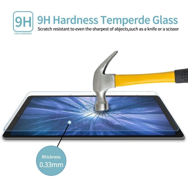 2x Displayskydd i härdat glas till iPad Air 4/5, Pro 11" Transparent