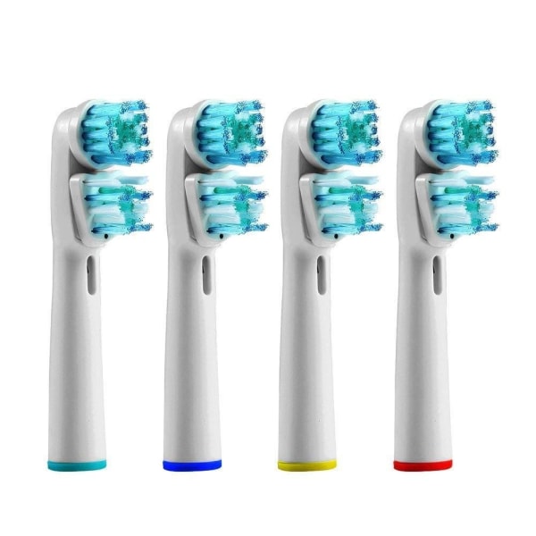 8-pack Oral-B-kompatible tandbørstehoveder SB-417A White