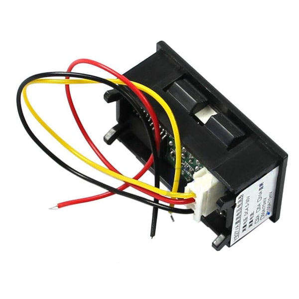 Voltmätare + Amperemätare DC 0-100V / 10A Black