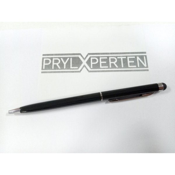 3x Svart 2 i 1 kulspets + Stylus Penna för iPad, iPhone + flera. Svart