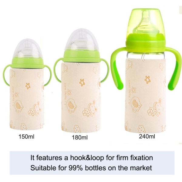 Babyflaskevarmer Flaskevarmer usb Gul Yellow one size