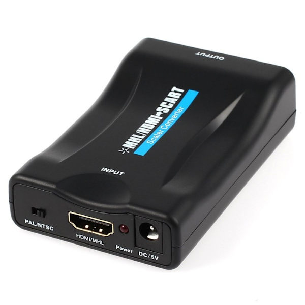 Konverter HDMI til Scart Black