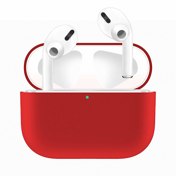 2x Silikone Cover Case til Apple Airpods PRO Red Red one size