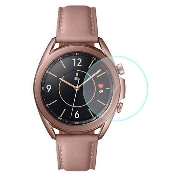 2x Härdat glas skärmskydd till Samsung Galaxy Watch 41mm Transparent one size