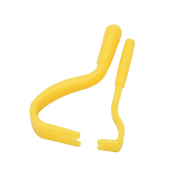 6-pakts Tick Remover / Tick Picker Yellow one size