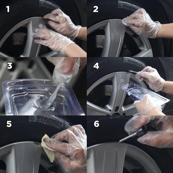 Visbella Reparationssæt til fælge. Fix Edges Transparent one size