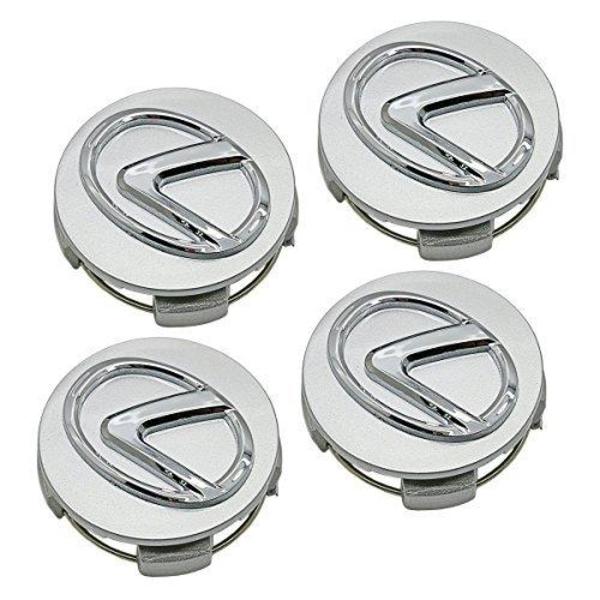 LX01- 62MM 4-pakksenter dekker Lexus Silver one size