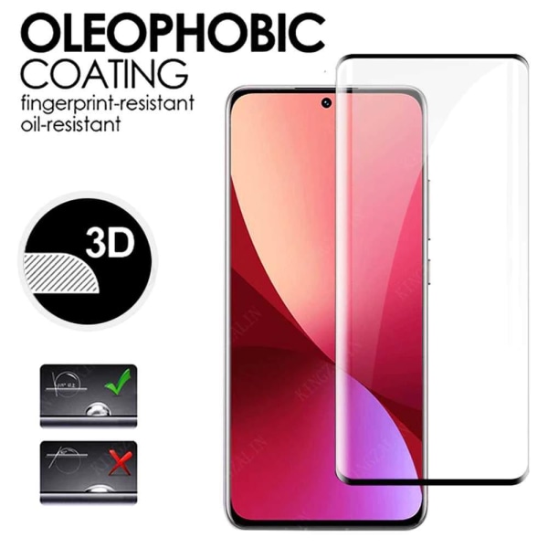 3x Skärmskydd i Härdat Glas för Xiaomi Mi 12 Transparent one size