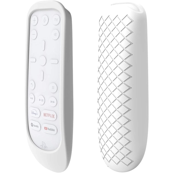 Silikonbeskyttelsesveske til Playstation 5 PS5 fjernkontroll - h White one size