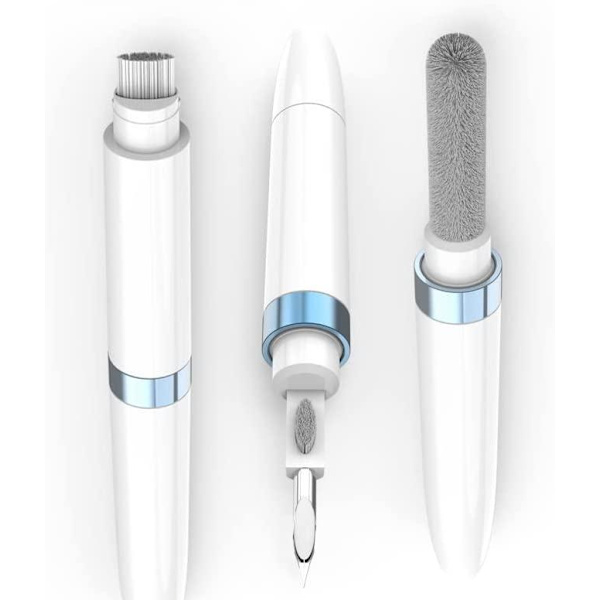 4 in 1 Puhdistusharja kuulokkeille ja latauskotelolle White
