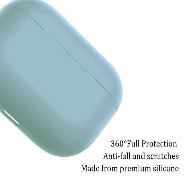 Silikonskal fodral för Apple Airpods PRO Blå Svart one size