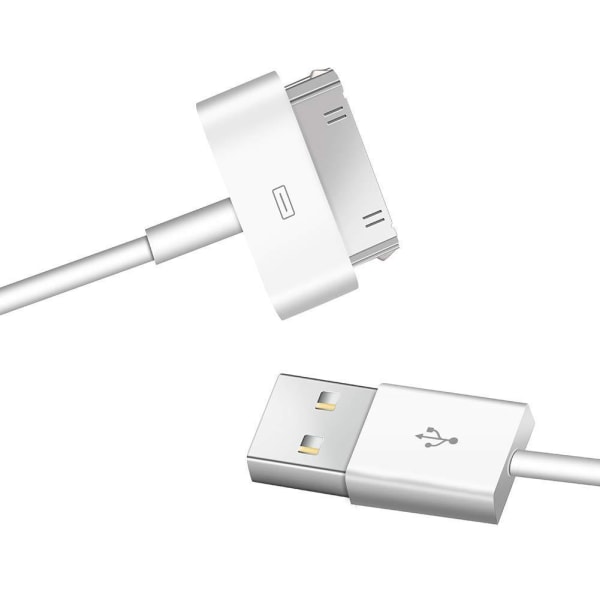2X til ældre iPhones og iPads 30-bens USB-kabel White