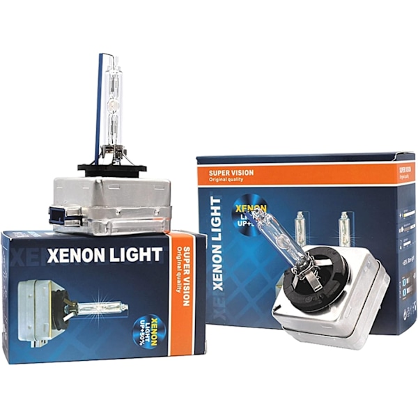 2X Xenonlampor D8S 5500K, 2-Pack Silver one size
