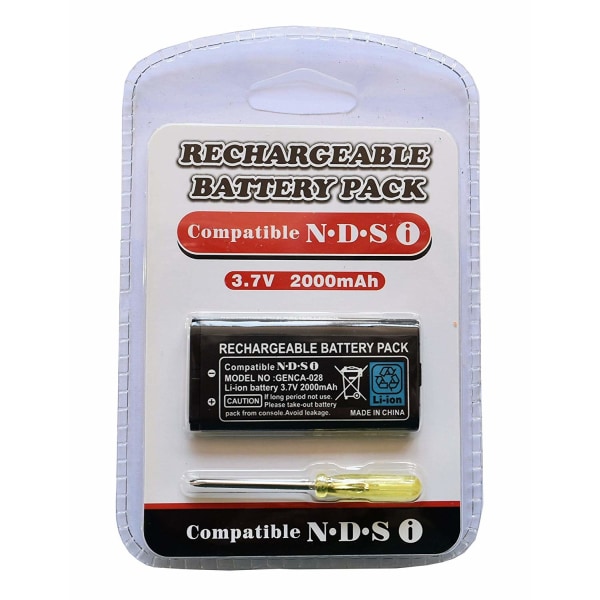 Erstatningsbatteri til Nintendo DSi Black one size