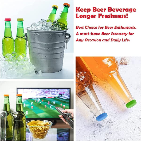 12x Beer saver för ölälskare Röd one size
