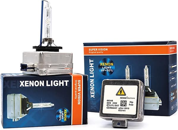 Xenonlamper D8S 5500K, 2-pakning Silver one size