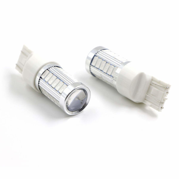 2x rød 7443 W21W T20 33st smd 5730 Red one size