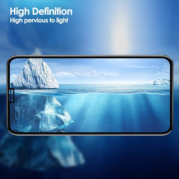 3x Härdat Glasskydd iPhone 11 Pro Max  / Xs Max 5D Full Fit Transparent