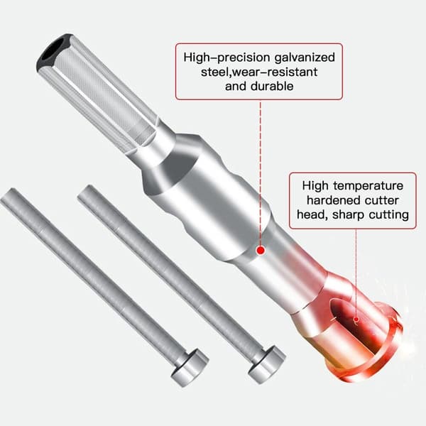 Værktøj til automatisk AV-isolering og binding af elektrisk kabel Silver one size