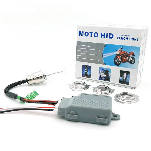 Xenon kit för Motorcykel ATV, snöskoter  H6M H4 BA20D 6K Vit