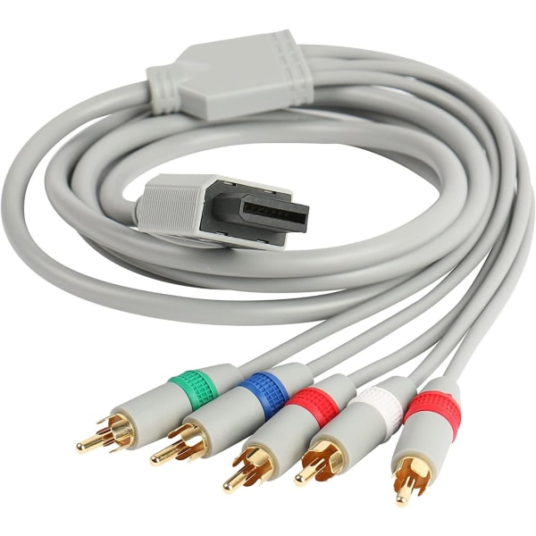 Wii Komponent RGB Kabel grå one size