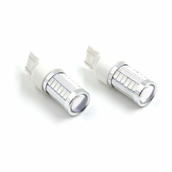 2x Red 7443 W21W T20 33st smd 5730 Red one size