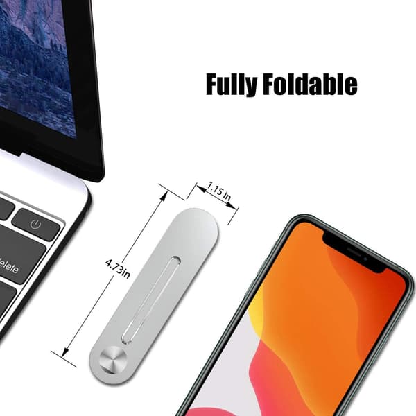 Universal mobilhållare till laptop datorskärm bilen tesla. Silver