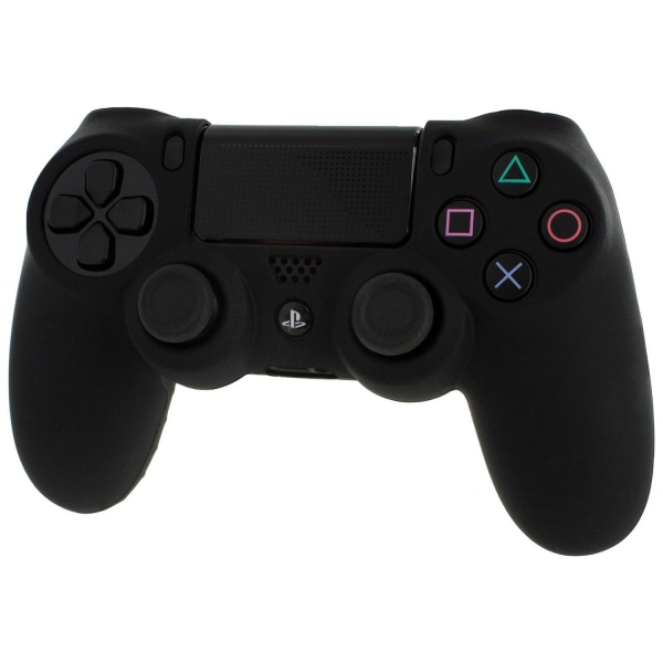 Silikon deksel for Playstation 4 PS4 kontroll - svart Black one size